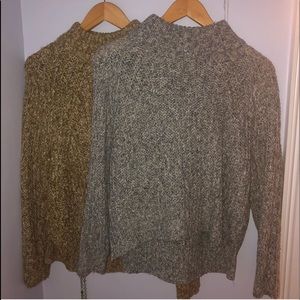 Cable knit sweaters